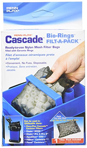 Product Cover Penn Plax Cascade Nylon Filter with Biological Ceramic Rings