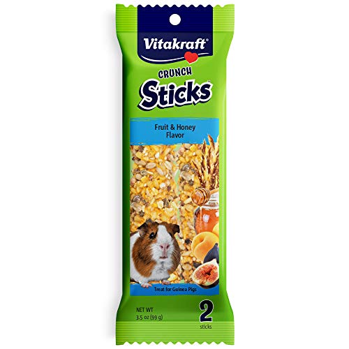 Product Cover Vitakraft Guinea Pig Fruit & Honey Treat Sticks 2 Pack, 3.5 Ounce