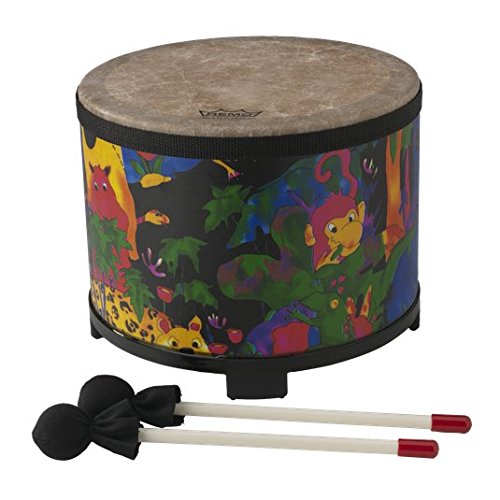 Product Cover Remo KD-5080-01 Kids Percussion Floor Tom Drum - Fabric Rain Forest, 10