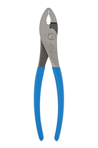 Product Cover Channellock 528 8-Inch Slip Joint Pliers | Utility Plier with Wire Cutter | Serrated Jaw Forged from High Carbon Steel for Maximum Grip on Materials | Specially Coated for Rust Prevention | Comfort Grips | Made in USA