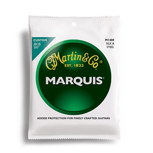 Product Cover Martin M1400 Marquis Silk & Steel Folk Acoustic Strings, Light