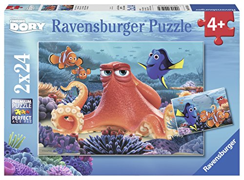 Product Cover Ravensburger Disney: Finding Dory 2 Pack 24 Piece Jigsaw Puzzle for Kids - Every Piece is Unique, Pieces Fit Together Perfectly