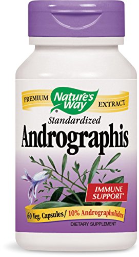 Product Cover Nature's Way Premium Extract Standardized Andrographis Immune Support, 300 mg per serving, 60 Capsules