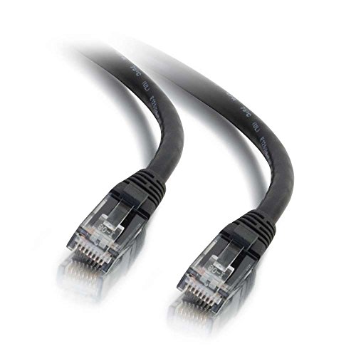Product Cover C2G 27150 Cat6 Cable - Snagless Unshielded Ethernet Network Patch Cable, Black (1 Foot, 0.30 Meters)