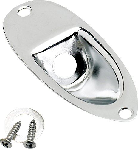 Product Cover Fender Electric Guitar Part Stratocaster Jack Ferrule - Chrome