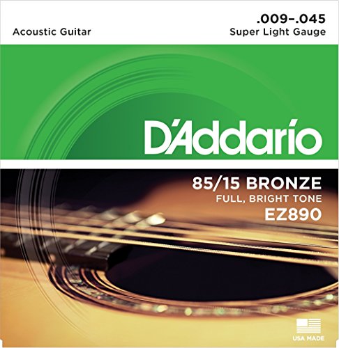 Product Cover D'Addario 85/15 Bronze Acoustic Guitar Strings_{.009-.045_FULL BRIGHT TONE}_Stainless Steel Material