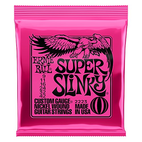 Product Cover Ernie Ball P02223 Super Slinky 09-42 Nickel Wound Set (Bronze)