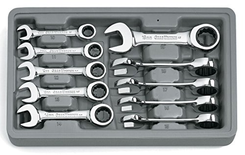 Product Cover 10 Piece Metric Stubby Combination GearWrench Set