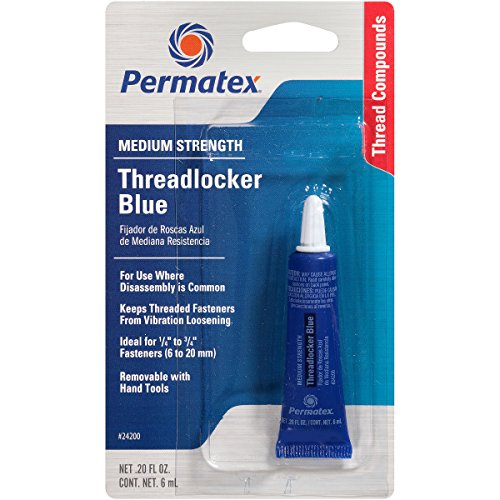 Product Cover Permatex 24200 Medium Strength Threadlocker Blue, 6 ml