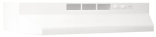 Product Cover Broan-NuTone, White Broan 413001 ADA Capable Non-Ducted Under-Cabinet Range Hood, 30-Inch