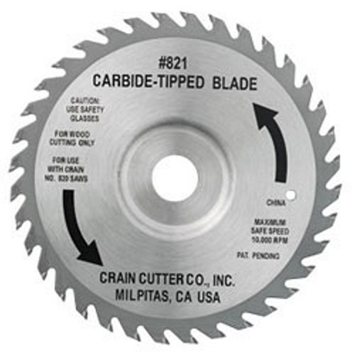 Product Cover Crain Cutter 821C 6-1/2-Inch 40 Tooth Wood Saw Blade for 812,820 and 825 Super Saw