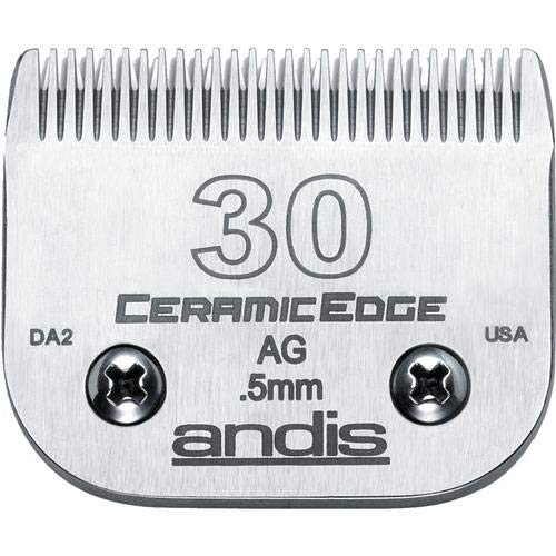 Product Cover Andis CeramicEdge Carbon-Infused Steel Pet Clipper Blade, Size-30, 1/50-Inch Cut Length (64260)