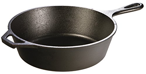 Product Cover Lodge L8DSK3 Cast Iron Deep Skillet, Pre-Seasoned, 10.25-inch