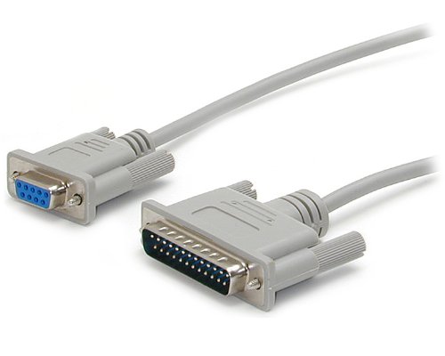 Product Cover StarTech.com 10 ft Cross Wired DB9 to DB25 Serial Null Modem Cable - F/M - Null Modem Cable - DB-9 (F) to DB-25 (M) - 10 ft - SCNM925FM