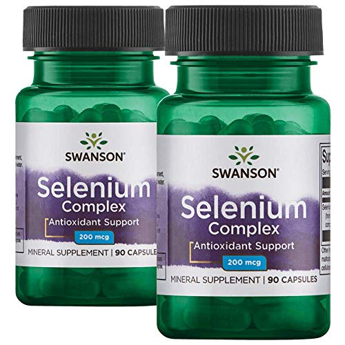 Product Cover Swanson Albion Complexed Selenium 200 mcg 180 Capsules 2 Bottles