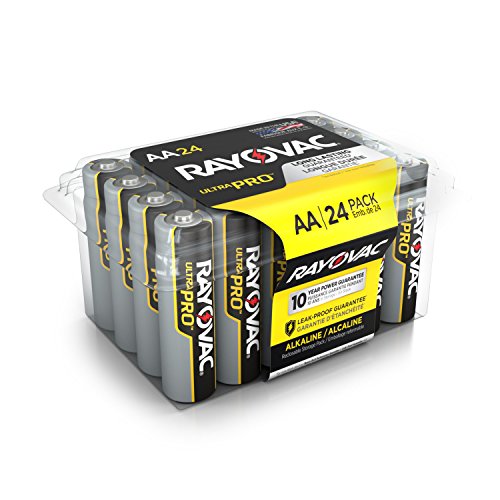 Product Cover Rayovac AA Batteries, Ultra Pro Alkaline AA Cell Batteries (24 Battery Count)