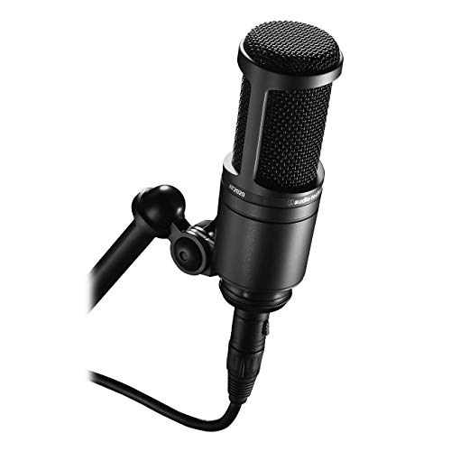 Product Cover Audio-Technica AT2020 Cardioid Condenser Studio XLR Microphone, Black