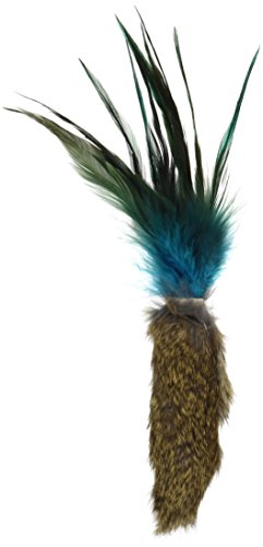 Product Cover GoCat Da Fur Thing Cat Toy, Rabbit Fur and Feather Toy Stuffed with Catnip