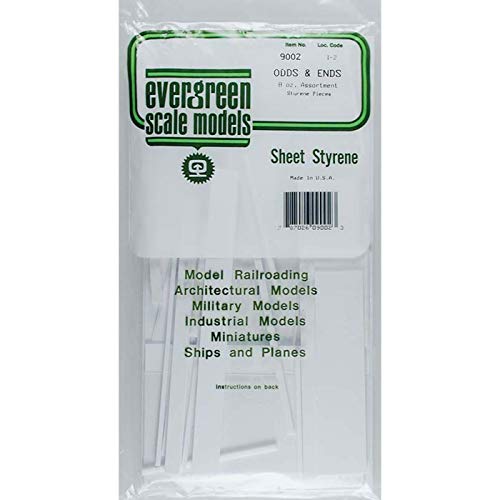 Product Cover Evergreen Scale Models White Sheet Odds & Ends,standard