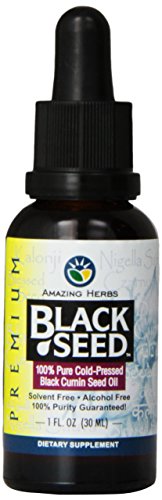 Product Cover Amazing Herbs Black Seed Cold-Pressed Oil - 1oz