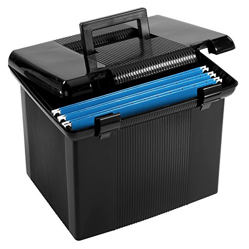 Product Cover Oxford Pendaflex Portable File Box (Black, 11