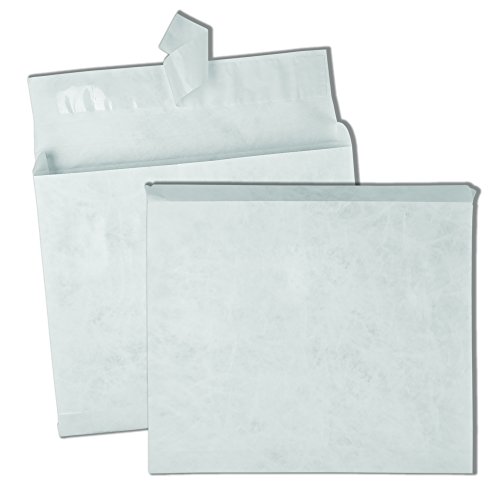 Product Cover Quality Park R4610 Quality Park Tyvek Open Side Exp Envelopes, 10x13x2, White, 100/Ctn