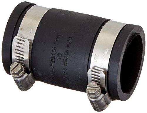Product Cover Fernco P1056-125 1-1/4-Inch Stock Coupling