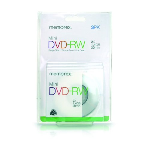 Product Cover Memorex 30 min./1.4 GB Mini DVD-RW (3-Pack)