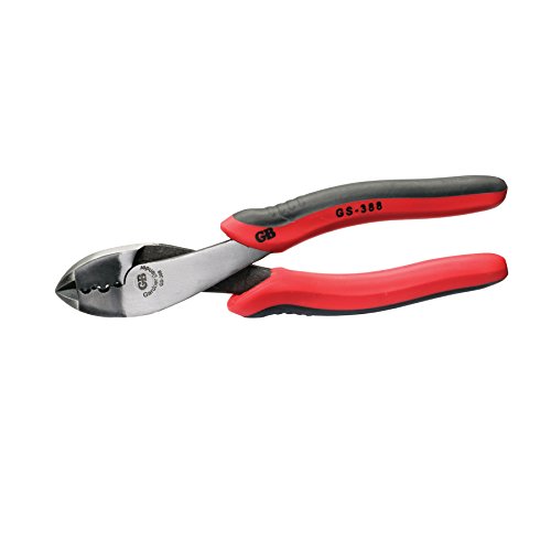 Product Cover Gardner Bender GS-388 Electrical Pliers, Crimper & Cutter, Comfort Grip, Aluminum & Copper Wire, Hand Tool, 8 in.