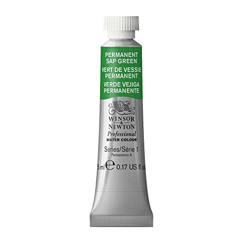 Product Cover Winsor & Newton Professional Water Colour Paint, 5ml tube, Permanent Sap Green