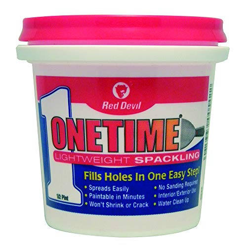 Product Cover Red Devil 0542 Onetime Lightweight Spackling, 1/2Pint, White