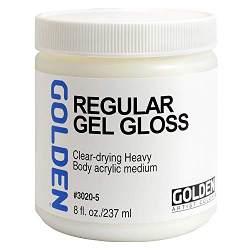 Product Cover Golden Regular Gloss Gel Medium-8 ounce (30205)