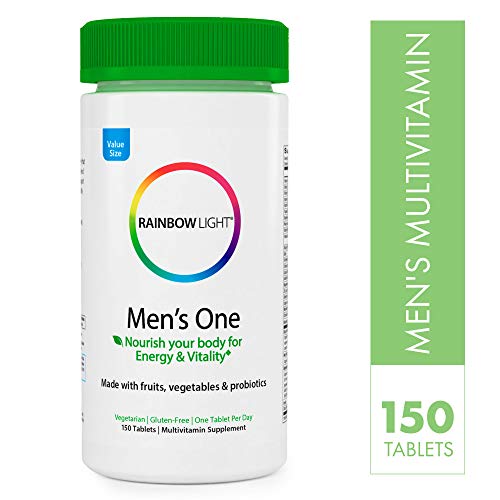 Product Cover Rainbow Light Men's One Multivitamin, Once-Daily Nutritional Support for Men's Health, 150 Count (Packaging May Vary)