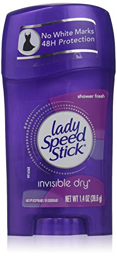 Product Cover Lady Speed Stick Anti-Perspirant & Deodorant, Invisible Dry, Shower Fresh, 1.4 oz (39.6 g)