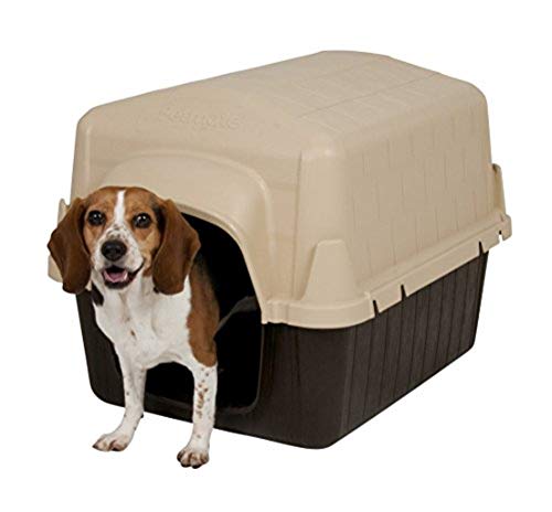 Product Cover Aspen Pet Petbarn Dog House Snow and Rain Diverting Roof Raised Floor No-Tool Assembly 4 Sizes Available (Styles may vary)