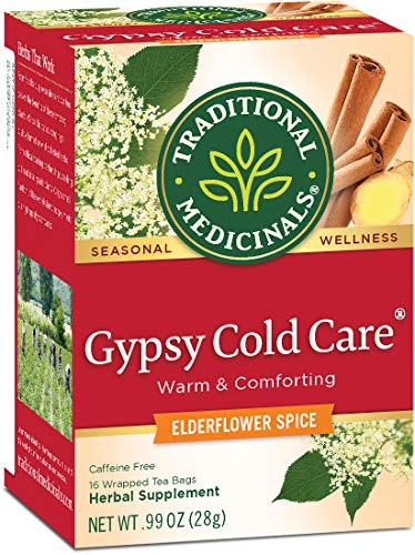 Product Cover Traditional Medicinals Gypsy Cold Care Seasonal Tea, 16 Tea Bags (Pack of 6)
