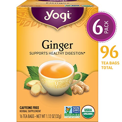 Product Cover Yogi Tea - Ginger - Supports Healthy Digestion - 6 Pack, 96 Tea Bags Total