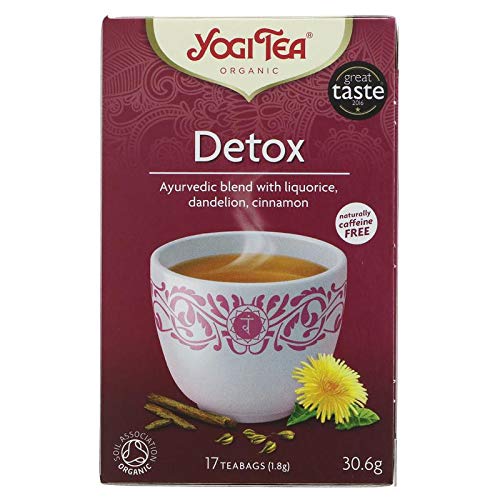 Product Cover Yogi Tea - DeTox Tea - Healthy Cleansing Formula With Traditional Ayurvedic Herbs - 6 Pack, 96 Tea Bags Total