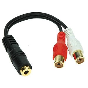 Product Cover Eeejumpe 6 inches Stereo Splitter-3.5mm Jack to 2-RCA Jacks Audio Adapter