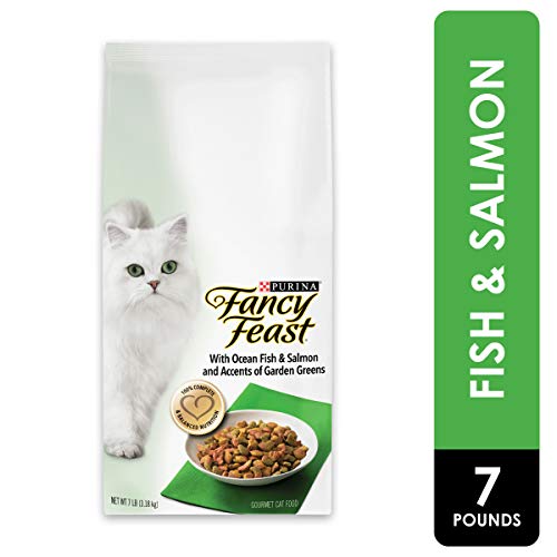 Product Cover Purina Fancy Feast Dry Cat Food, With Ocean Fish & Salmon - 7 lb. Bag