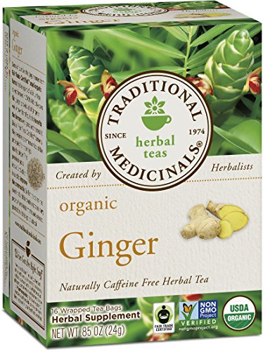 Product Cover Traditional Medicinals Organic Ginger Herbal Tea, 16 Count (Pack of 1)