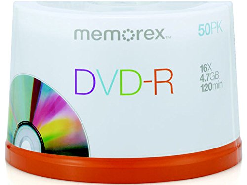 Product Cover Memorex 4.7Gb/16x DVD-R 50-Pack Spindle