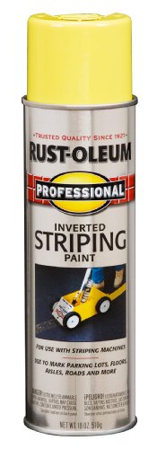 Product Cover Rust-Oleum 2548838 Professional Marking and Striping Spray Paint (Yellow - 510 Grams)