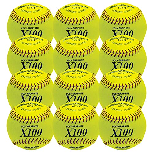 Product Cover MacGregor NFHS Fast Pitch Softball, 12-inch (One Dozen)