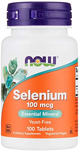 Product Cover Now Supplements, Selenium (L-Selenomethionine) 100 mcg, Essential Mineral*, 100 Tablets
