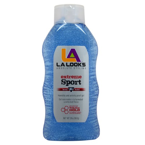 Product Cover La Looks L.A. Looks Sport Xtreme Hold Gel, Hold Level 10+, 20-Ounce