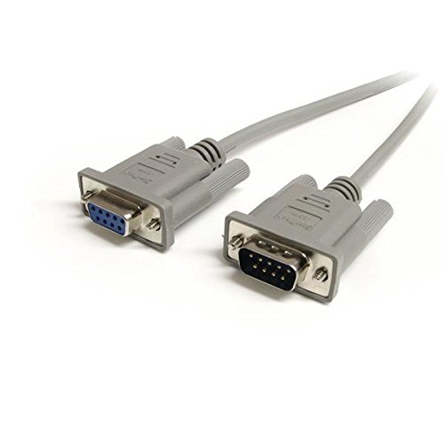 Product Cover StarTech.com 10 ft Straight Through Serial Cable - M/F - Serial Extension Cable - DB-9 (M) to DB-9 (F) - 10 ft - Gray - MXT10010