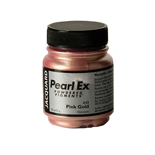 Product Cover Jacquard JAC-JPX1643 Pearl Ex Powdered Pigment, 0.75 oz, Pink Gold