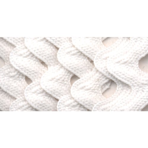 Product Cover Wrights 117-401-030 Polyester Rick Rack Trim, White, Medium, 2.5-Yard