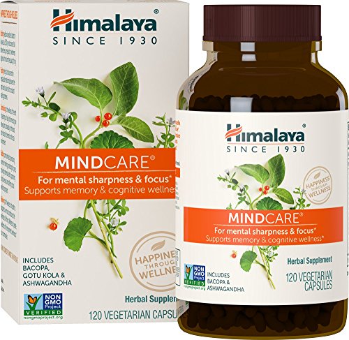 Product Cover Himalaya MindCare/Mentat with Bacopa and Gotu Kola for Brain and Mental Alertness 120 Capsules, 1170 mg